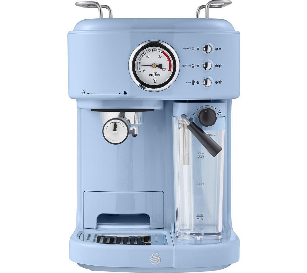 SWAN Retro One Touch SK22150BLN Coffee Machine - Blue