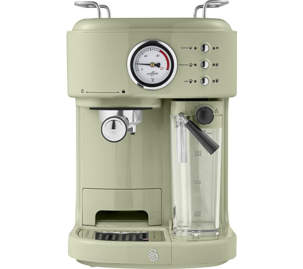 SWAN Retro One Touch SK22150GN Coffee Machine - Green