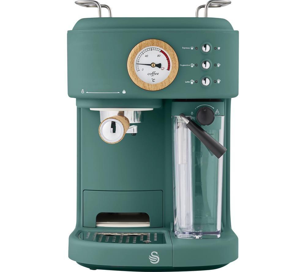 SWAN Nordic One Touch SK22150GREN Coffee Machine - Green