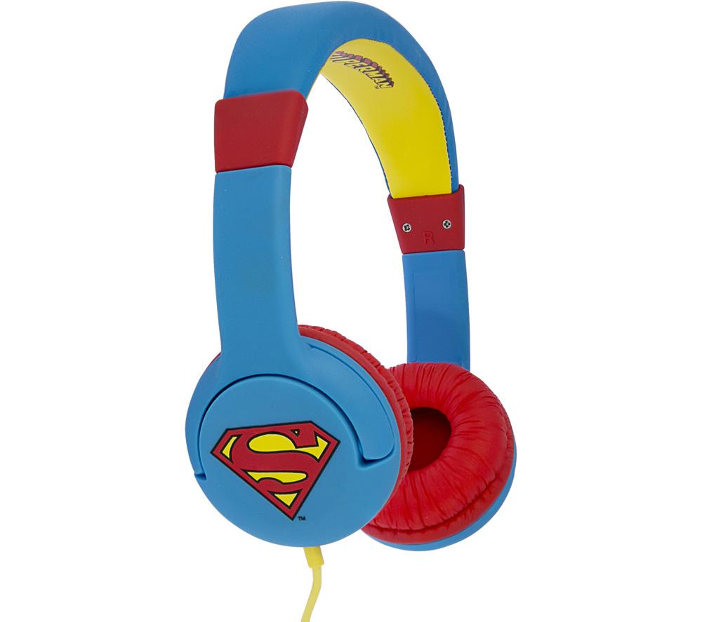 OTL DC0262 Superman Man of Steel Kids Headphones - Blue