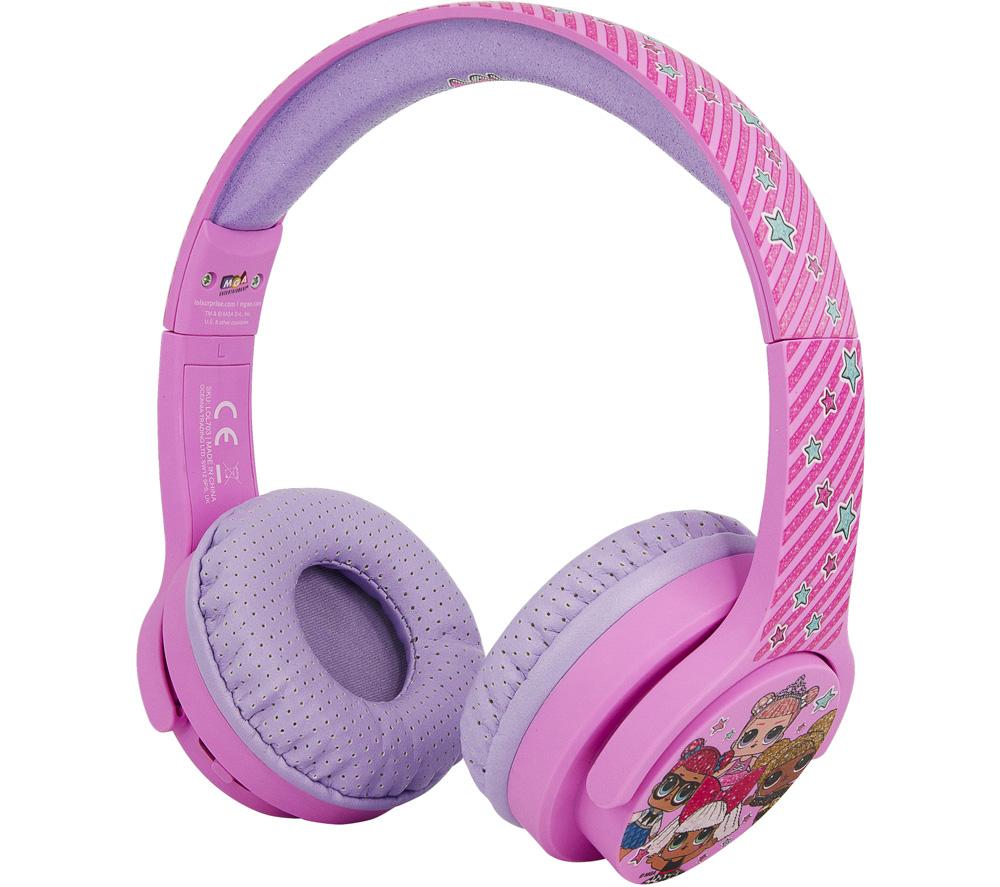 OTL L.O.L. Surprise! Glitterati Club Wireless Bluetooth Kids Headphones - Pink