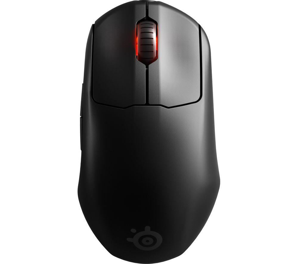 STEELSERIES Prime Wireless RGB Optical Gaming Mouse  Black