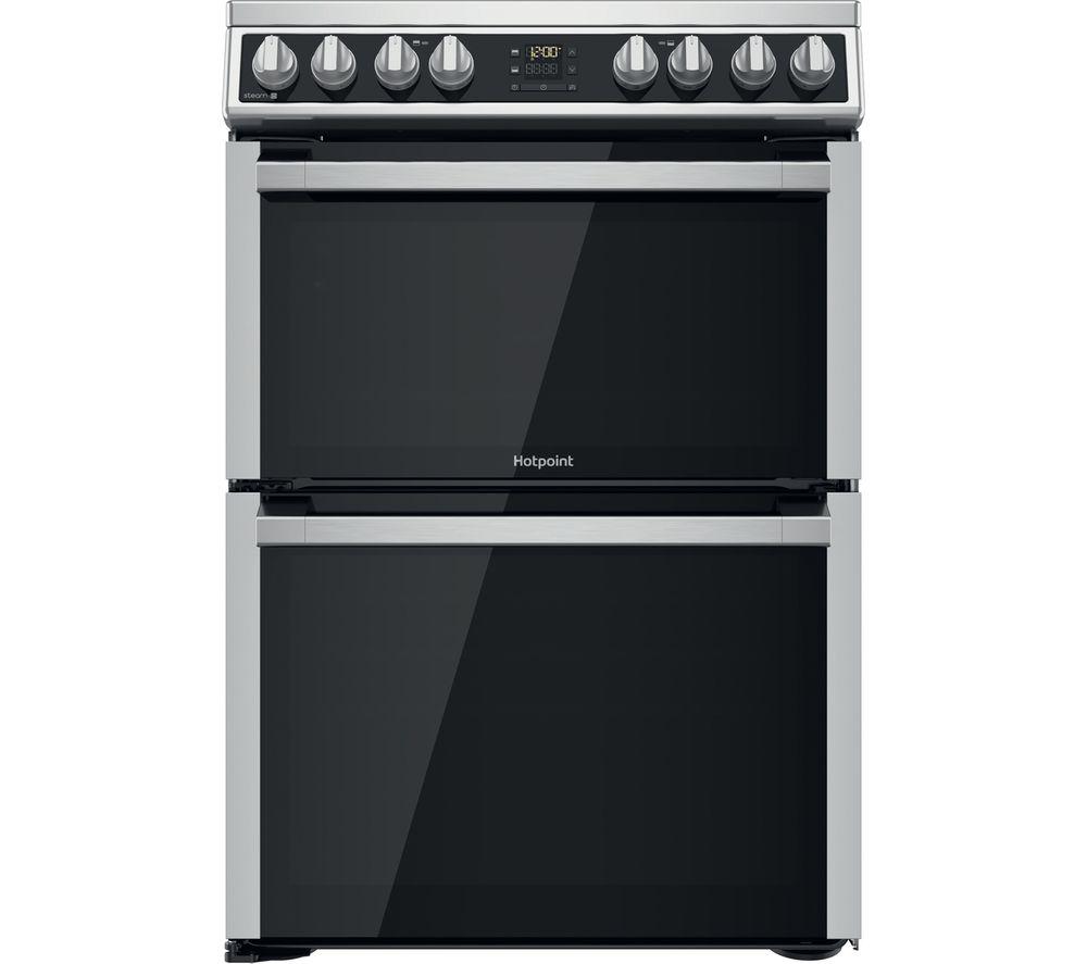 HOTPOINT Amelia HDM67V8D2CX 60 cm Electric Ceramic Cooker - Stainless Steel