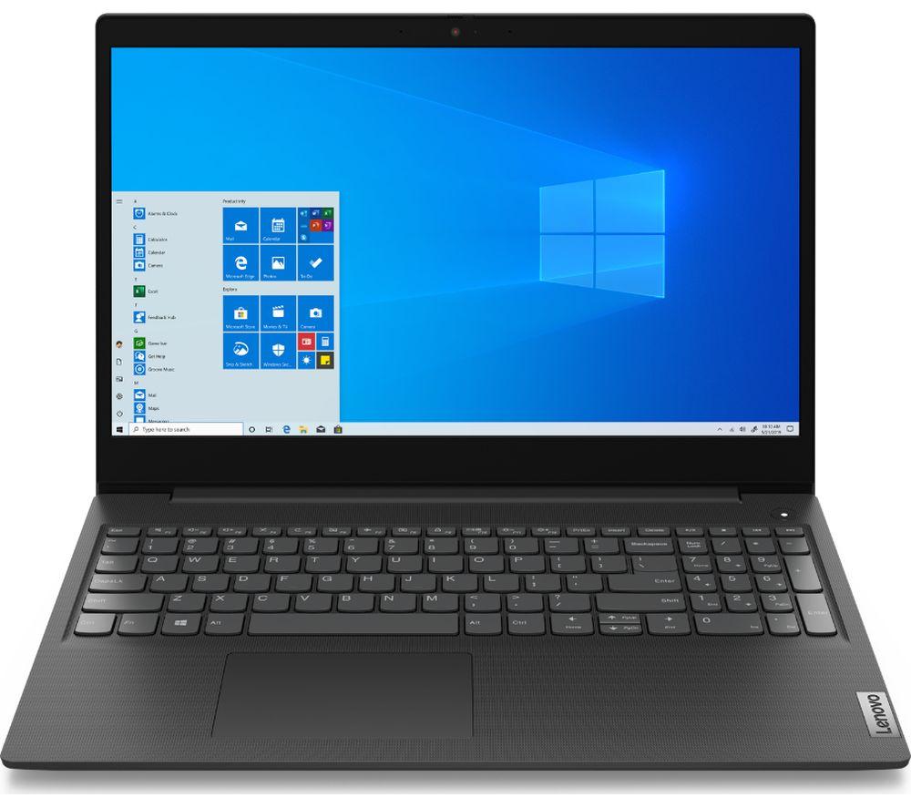 LENOVO IdeaPad 3 15.6inch Laptop - AMD 3020e  128 GB SSD  Black  Black