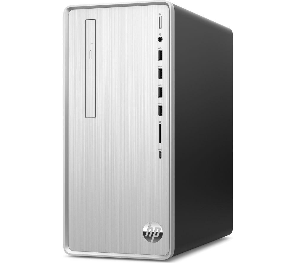 HP Pavilion TP01-2000na Desktop PC - AMD Ryzen 7  1 TB HDD & 256 GB SSD  Silver  Silver/Grey