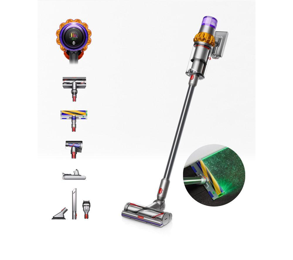 DYSON V15 Detect Absolute Cordless Vacuum Cleaner - Yellow & Nickel