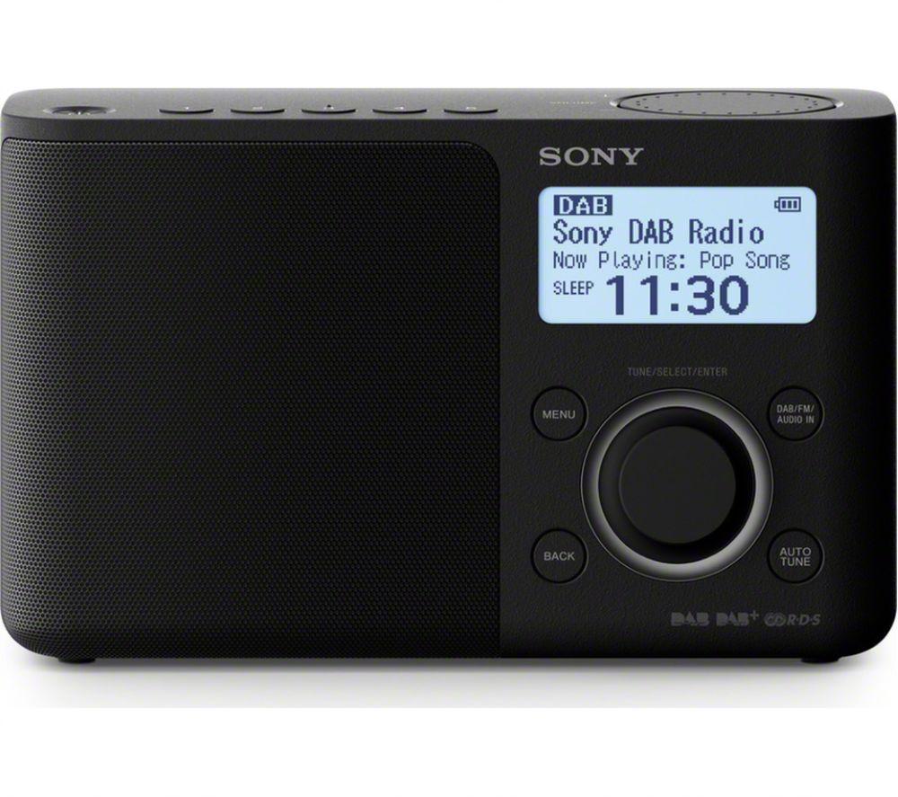 SONY XDRS61DB.CEK Portable DAB Radio - Black