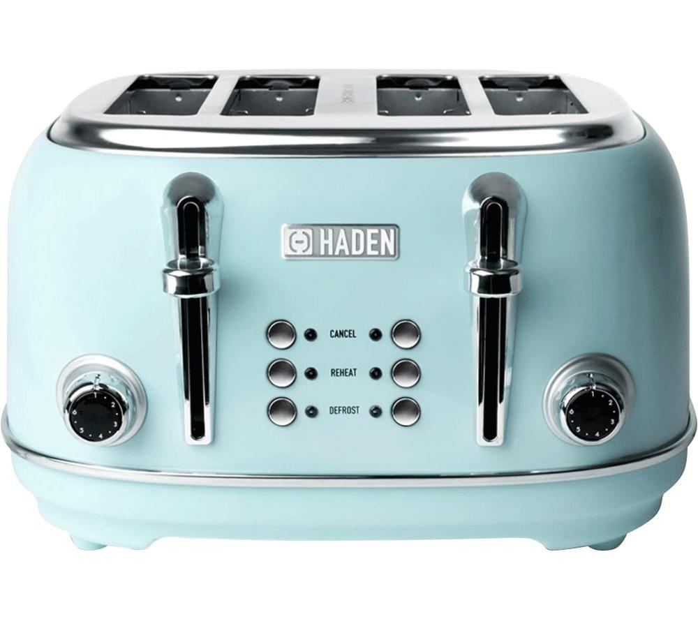 HADEN Heritage 194244 4-Slice Toaster - Turquoise