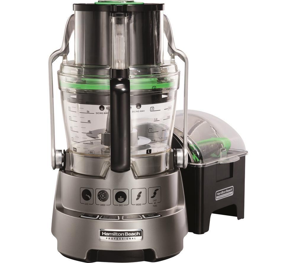 HAMILTON BEACH Professional 70825-SAU Food Processor - Grey & Black