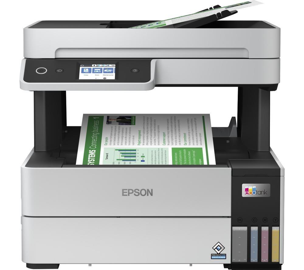 EPSON EcoTank ET-5150 All-in-One Wireless Inkjet Printer  Silver/Grey Black
