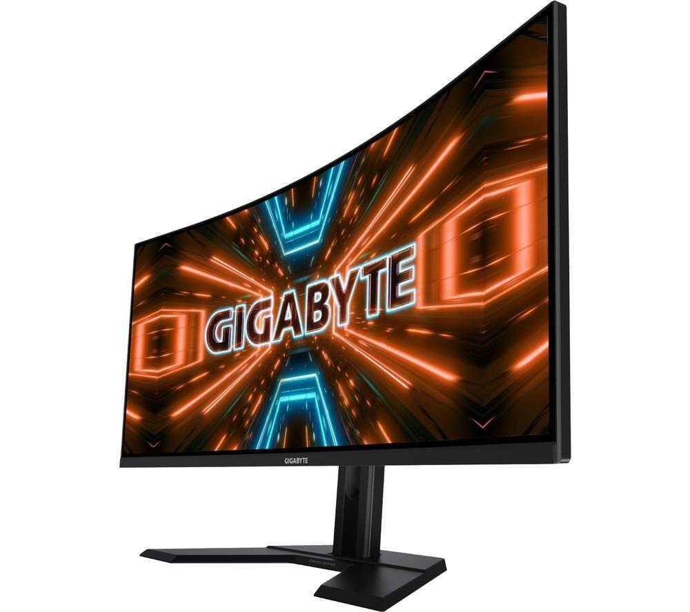 GIGABYTE G34WQC Wide Quad HD 34inch Curved VA Gaming Monitor - Black