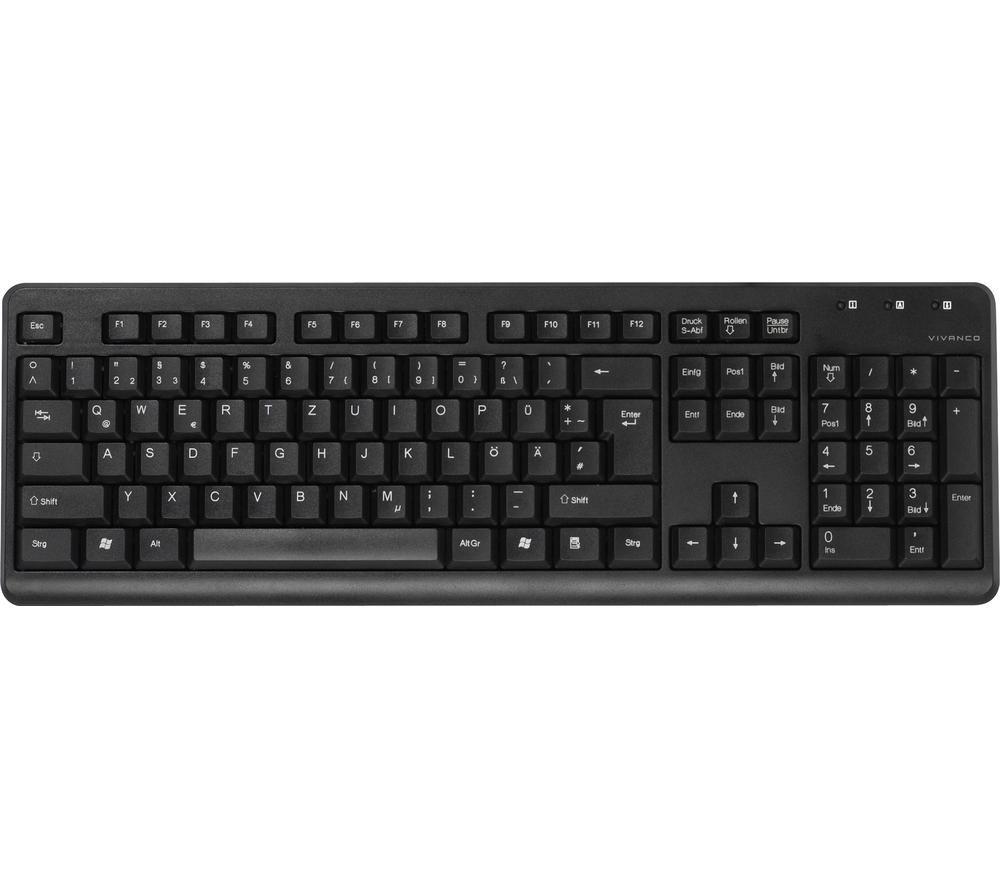 VIVANCO 34681 Keyboard  Black