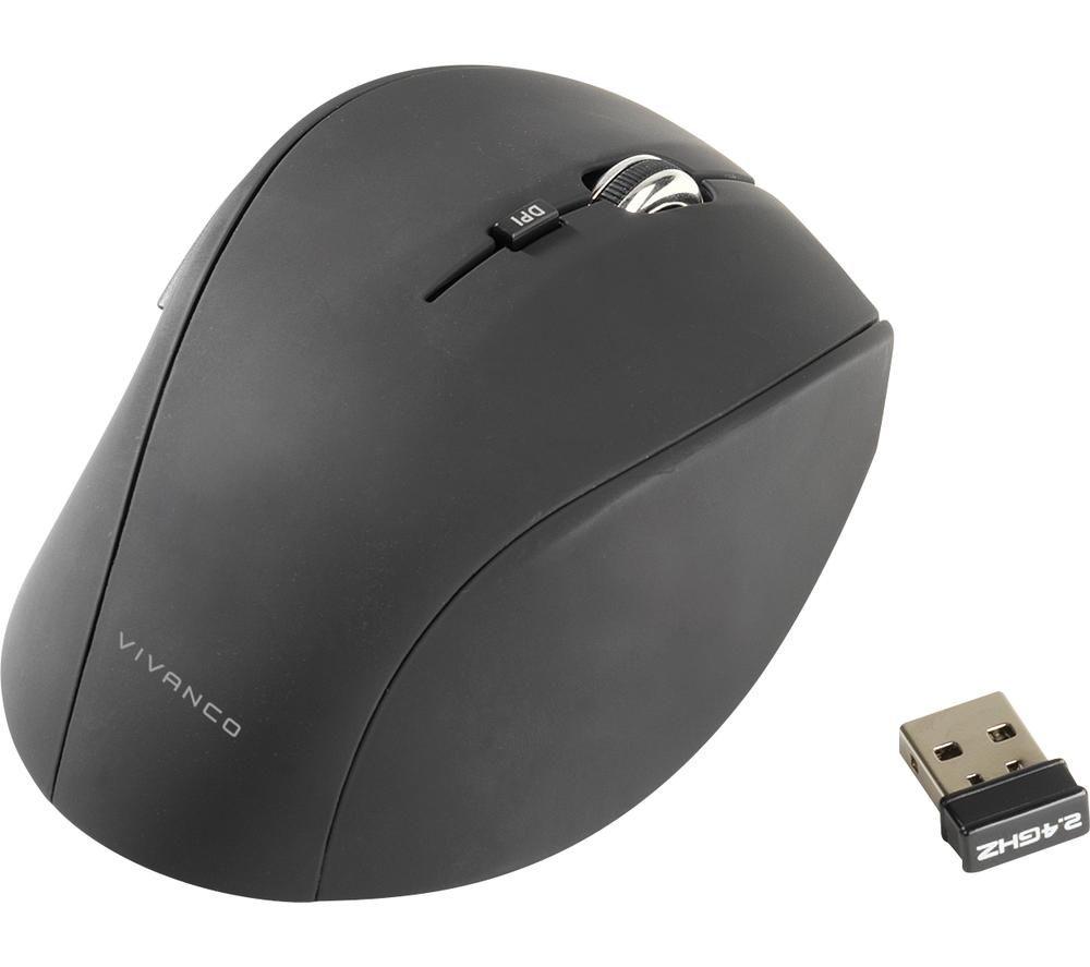 VIVANCO 36640 Wireless Optical Mouse  Black
