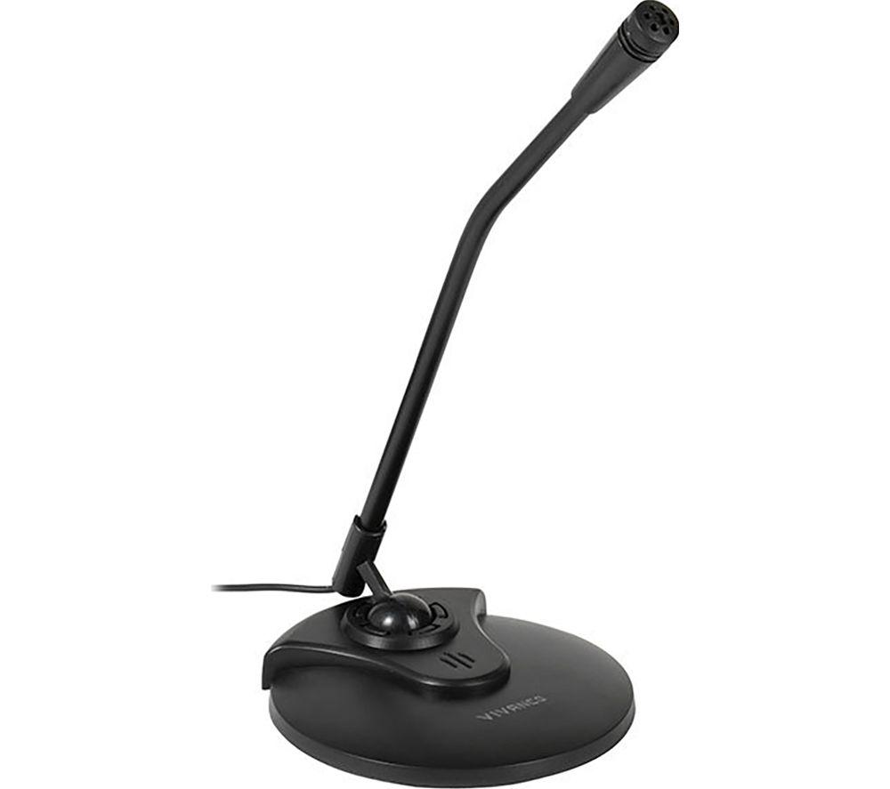 VIVANCO IT-MIC 1 Desktop Microphone - Black