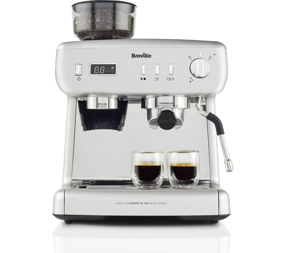 BREVILLE VCF153 Barista Max Bean to Cup Coffee Machine - Silver
