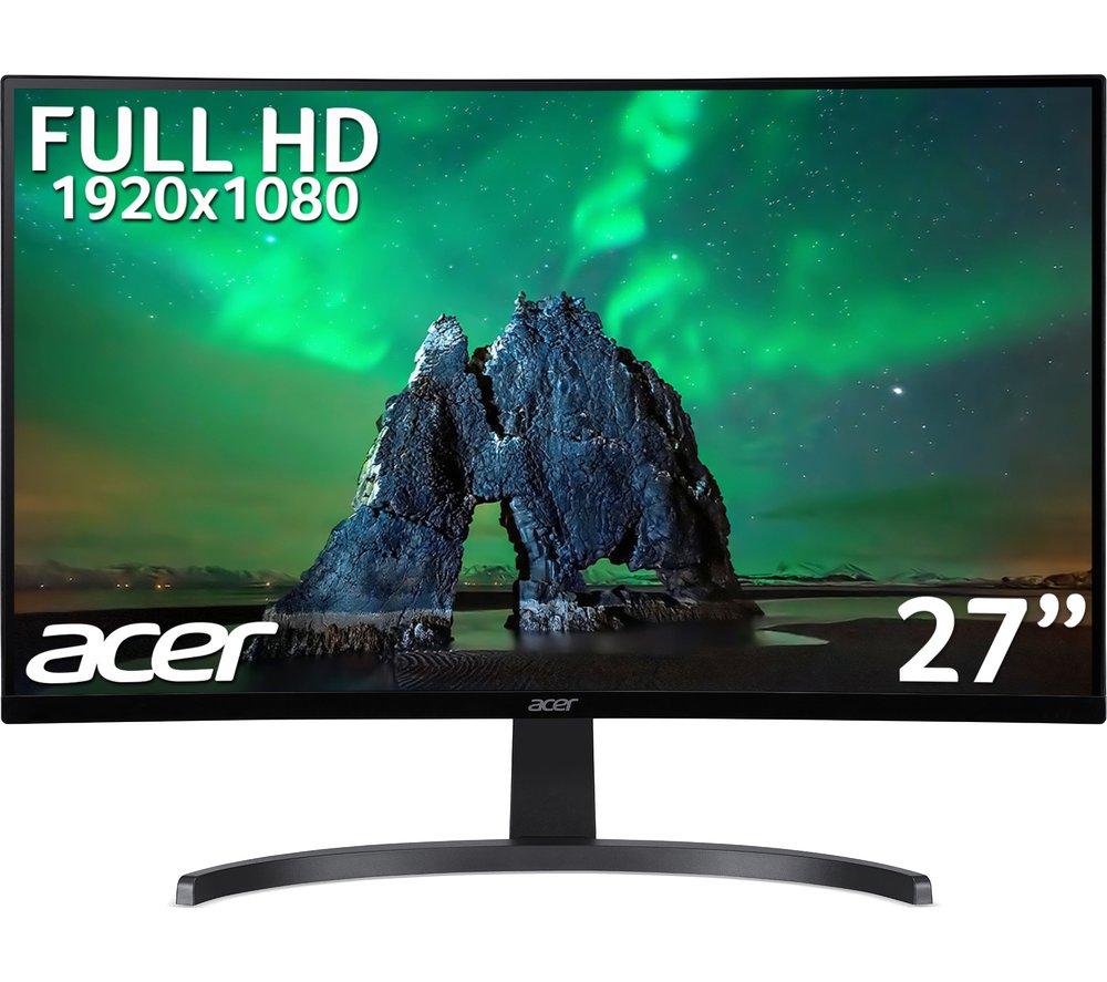 ACER ED273Bbmiix Full HD 27inch Curved LED Monitor - Black