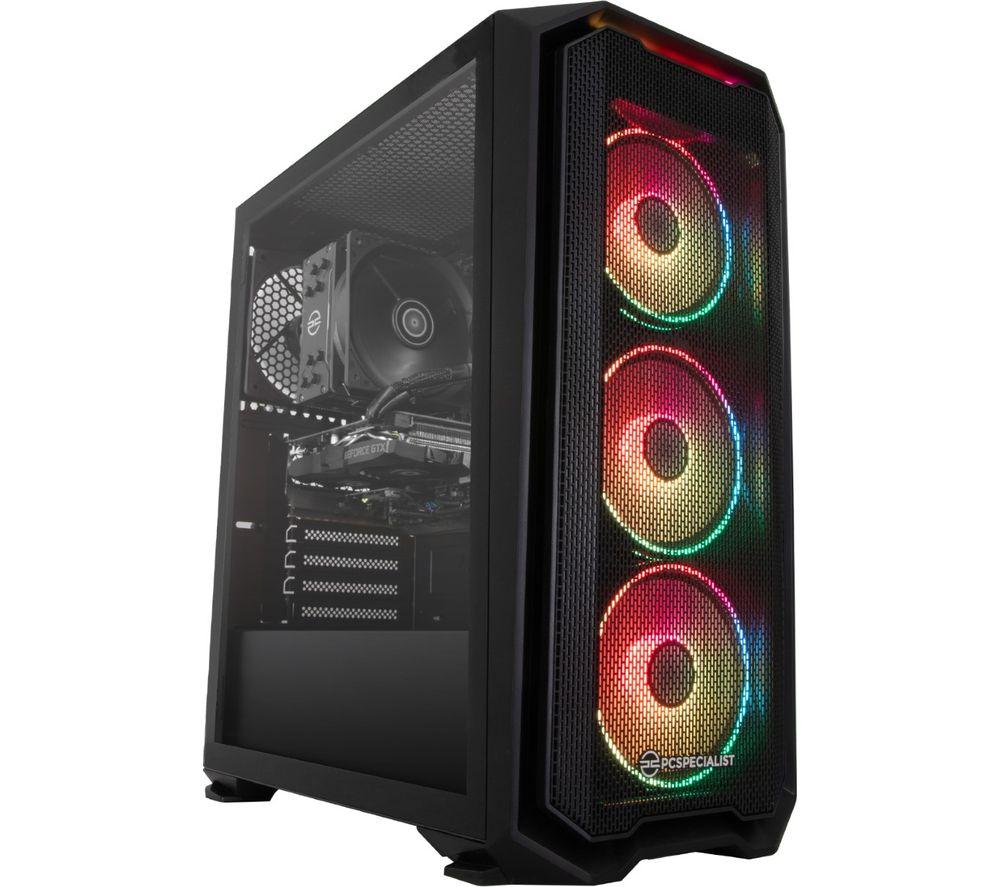 PCSPECIALIST Tornado R5 Gaming PC - AMD Ryzen 5  GTX 1660 Super  1 TB HDD & 512 GB SSD  Black