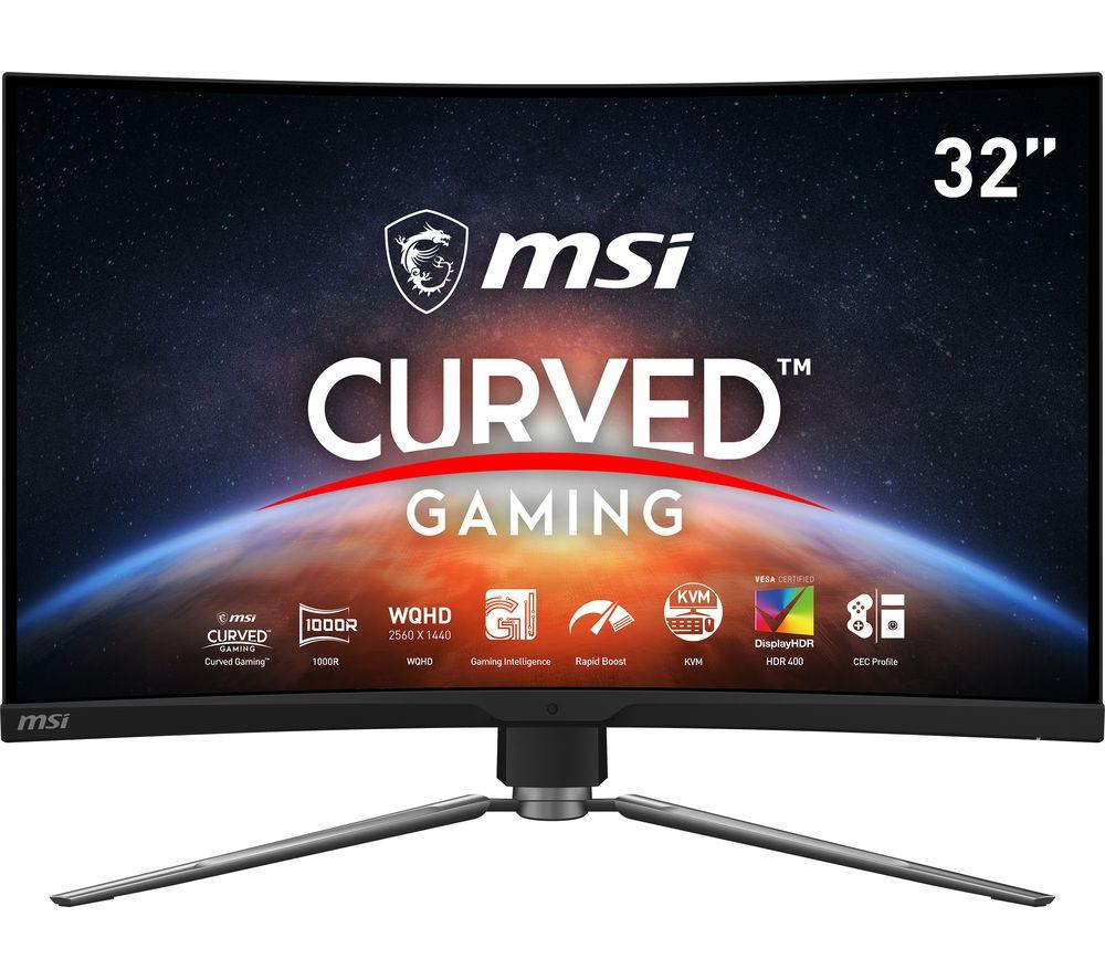 MSI MPG Artymis 323CQR Quad HD 31.5inch Curved LCD Gaming Monitor - Black
