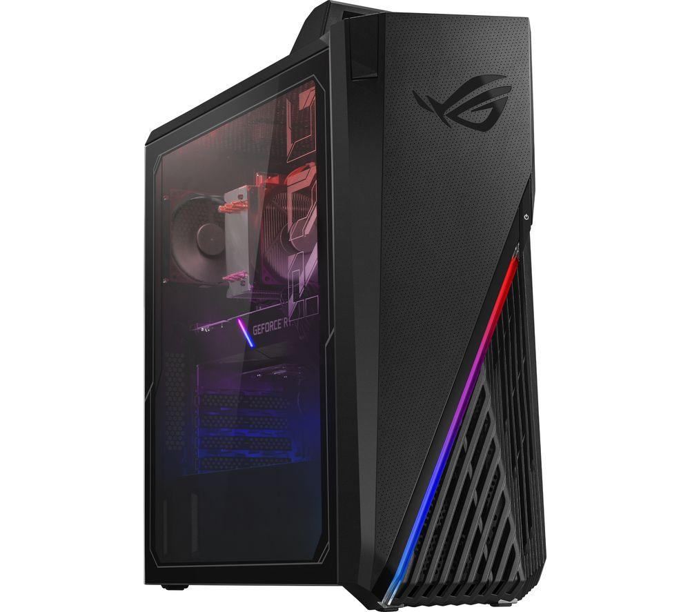ASUS ROG Strix G15DK Gaming Desktop - AMD Ryzen 7  RTX 3070  2 TB HDD & 256 GB SSD  Black