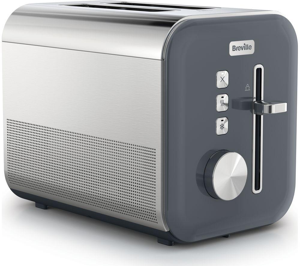 BREVILLE High Gloss VTT968 2-Slice Toaster - Grey