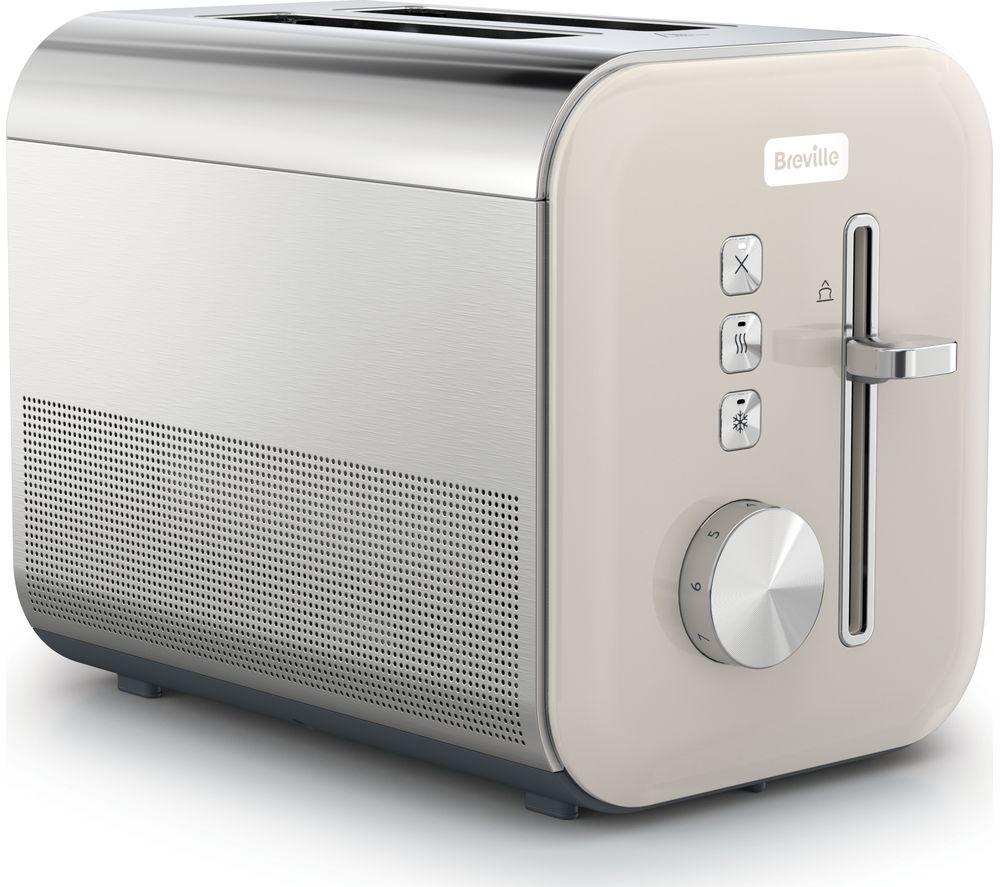 BREVILLE High Gloss VTT967 2-Slice Toaster - Cream