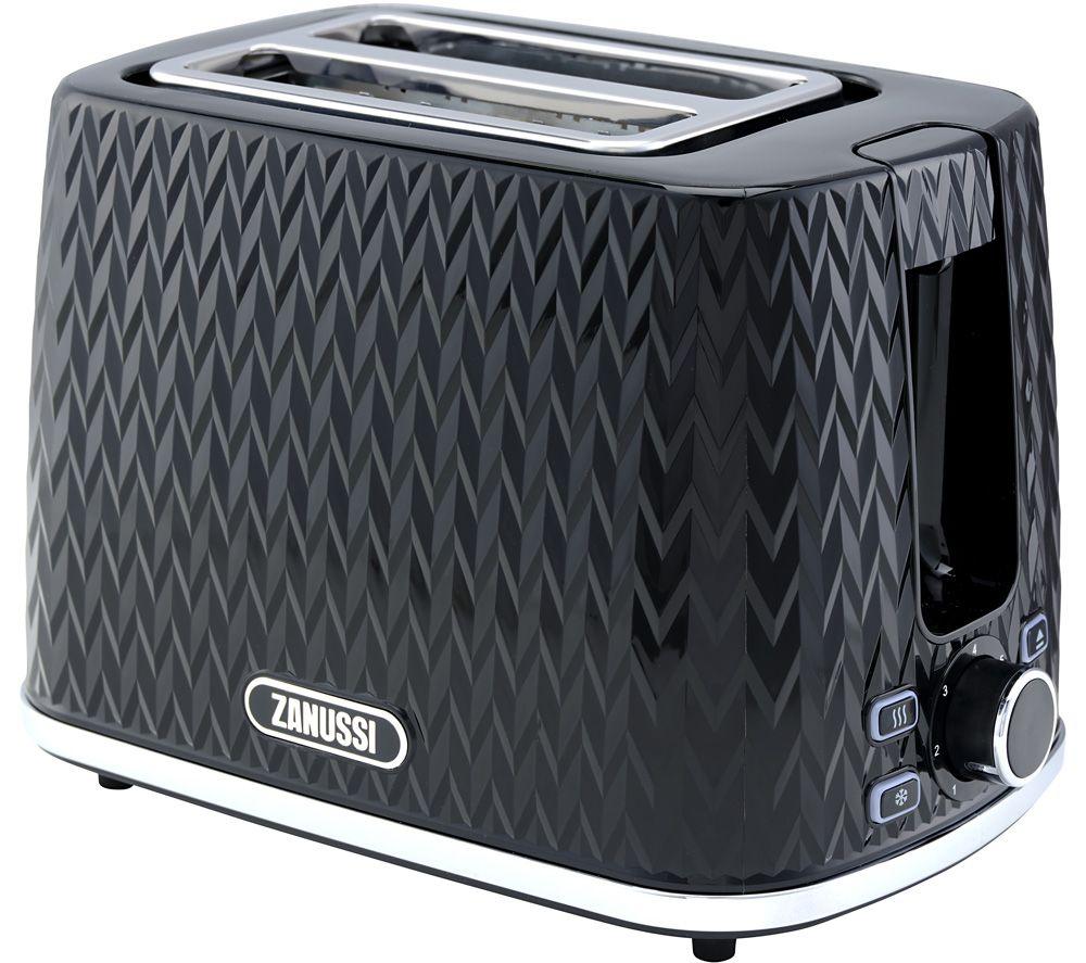 ZANUSSI ZST-6550-BK 2-Slice Toaster - Black