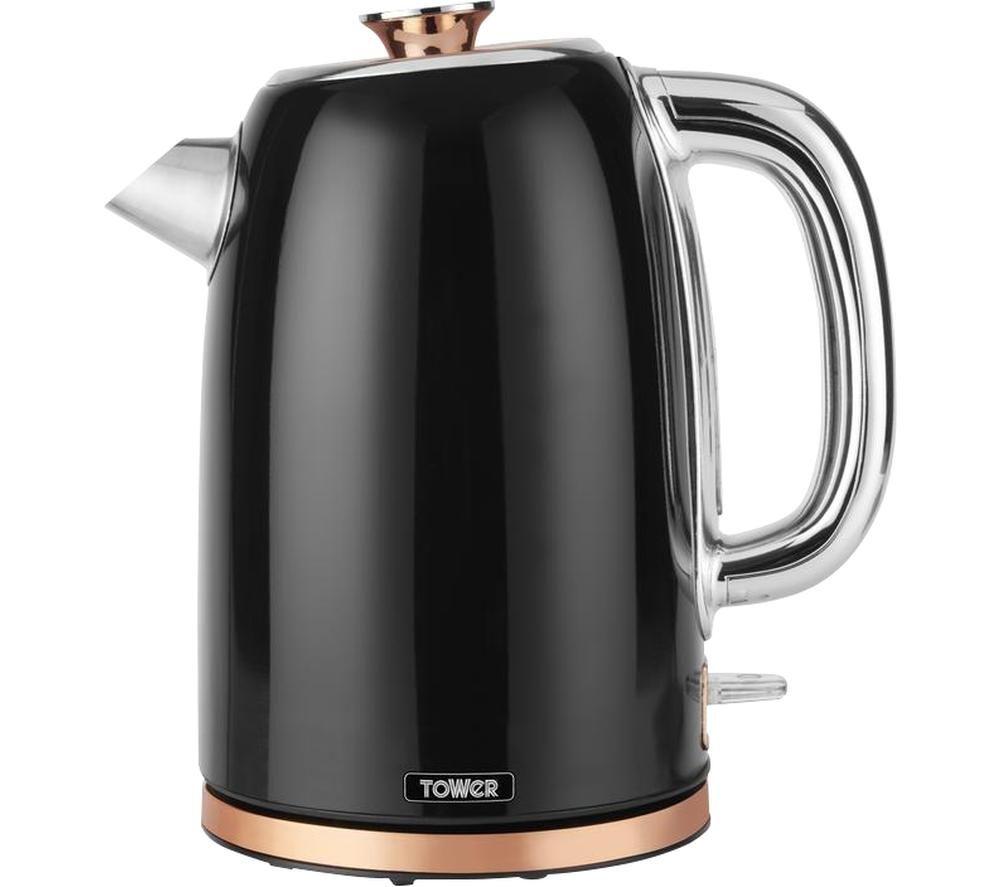 TOWER Bottega T10023 Jug Kettle - Black & Gold