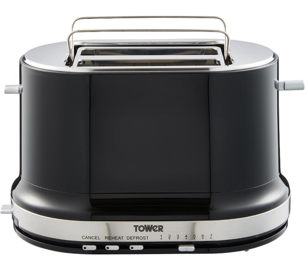 TOWER Belle T20043NOR 2-Slice Toaster - Black