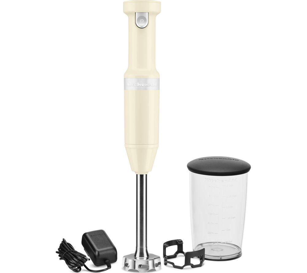 KITCHENAID Cordless 5KHBBV53BAC Hand Blender - Almond Cream