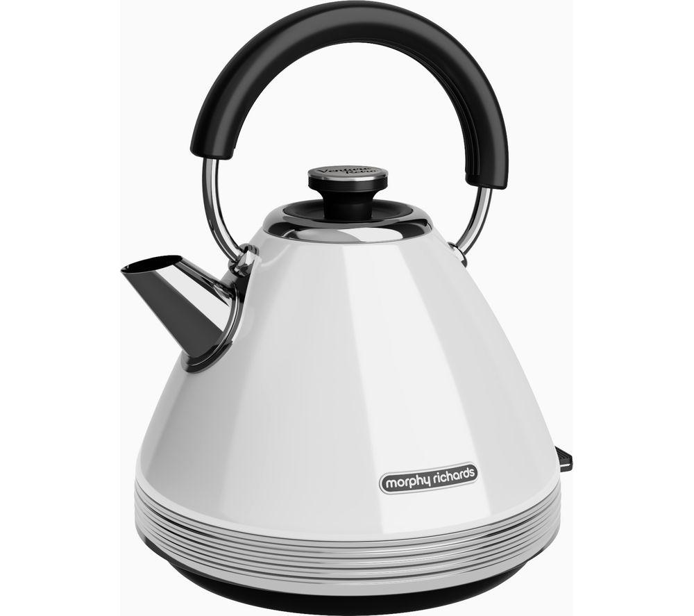 MORPHY RICHARDS Venture Retro 100332 Traditional Kettle - White