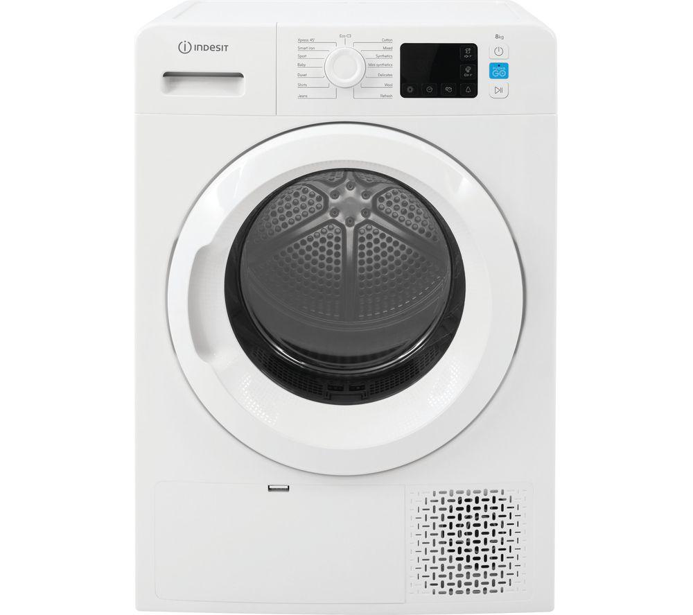 INDESIT YT M11 82 X UK 8 kg Heat Pump Tumble Dryer - White