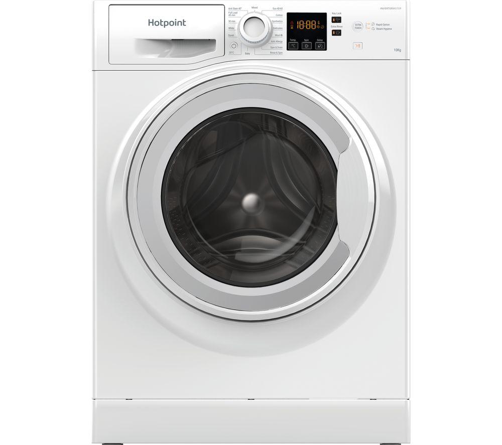 HOTPOINT NSWM 1044C W UK N 10kg 1400 Spin Washing Machine - White