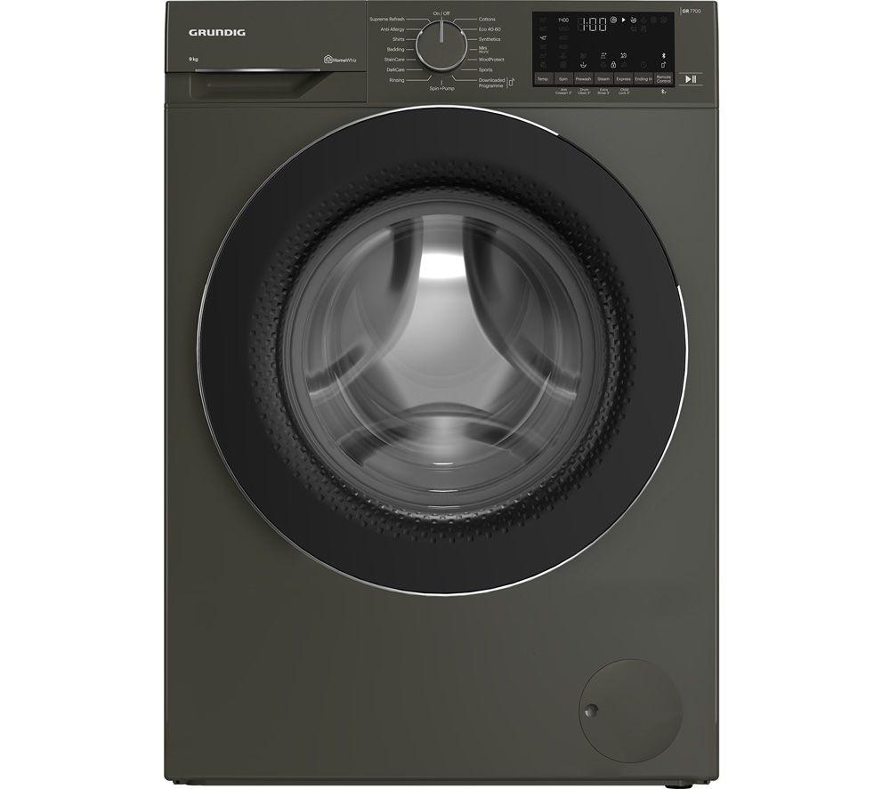 GRUNDIG GW75942TG Bluetooth 9 kg 1400 rpm Washing Machine - Graphite