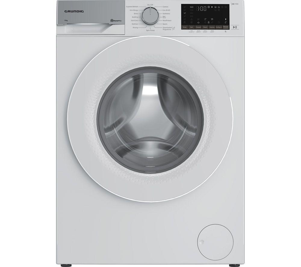 GRUNDIG GW75962TW Bluetooth 9 kg 1600 rpm Washing Machine - White