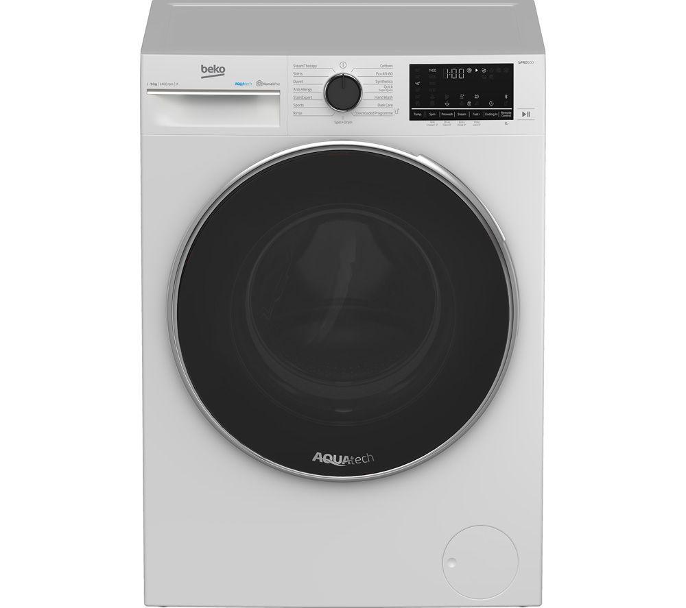 BEKO AquaTech B5W51041AW Bluetooth 10 kg 1400 Spin Washing Machine White
