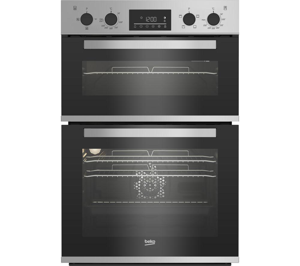 BEKO BBXDF22300S Electric Double Oven - Silver