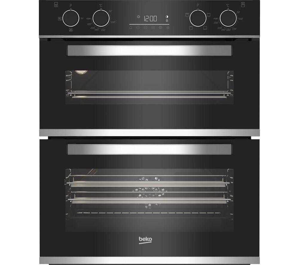 BEKO BBXTF25300X Electric Double Oven - Stainless Steel