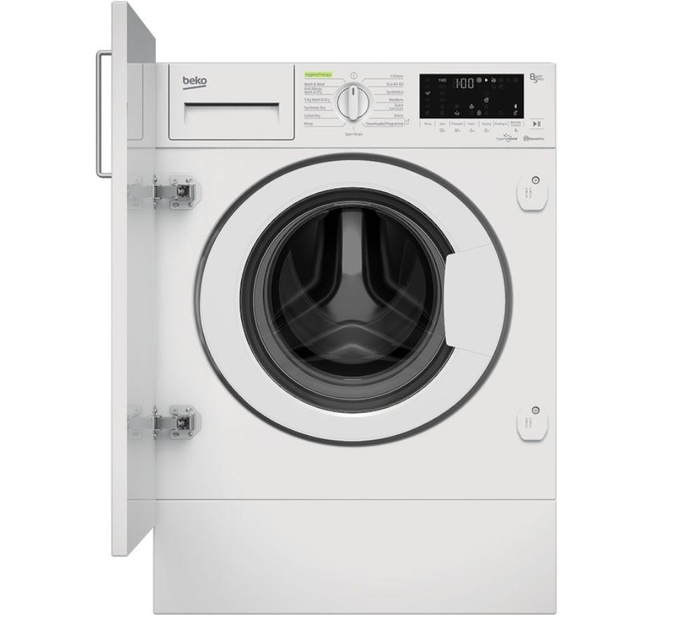 BEKO WDIK854451 Bluetooth Integrated 8 kg Washer Dryer