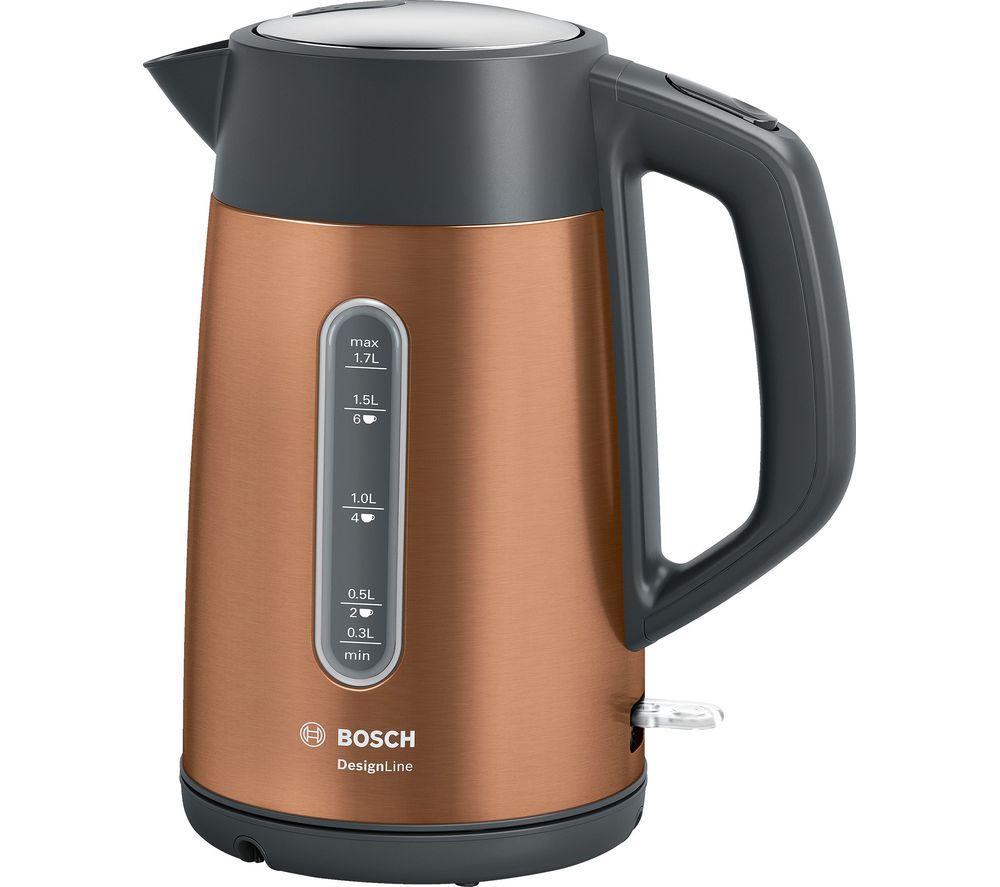 BOSCH DesignLine Plus TWK4P439GB Jug Kettle - Copper
