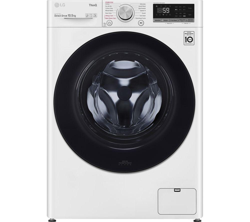 LG AI DD V5 F4V510WSE WiFi-enabled 10.5 kg 1400 Spin Washing Machine - White