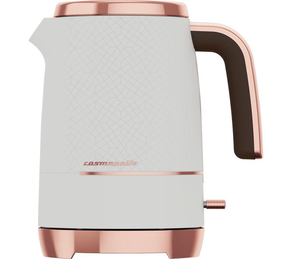 BEKO Cosmopolis WKM8306W Jug Kettle - White & Rose Gold