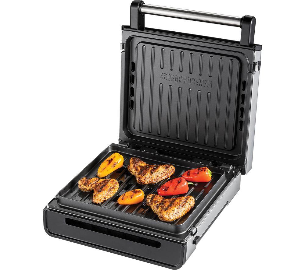 GEORGE FOREMAN 28000 Smokeless Grill - Silver