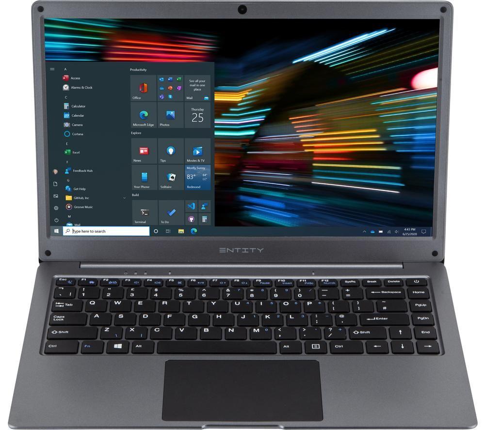 ENTITY Rove 14.1inch Laptop - IntelCeleron  64 GB SSD  Grey  Silver/Grey