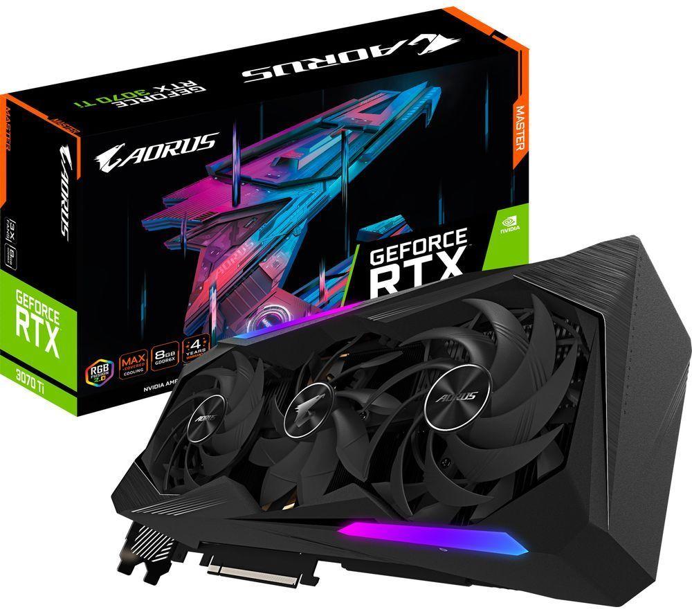 GIGABYTE GeForce RTX 3070 Ti 8 GB AORUS MASTER Graphics Card