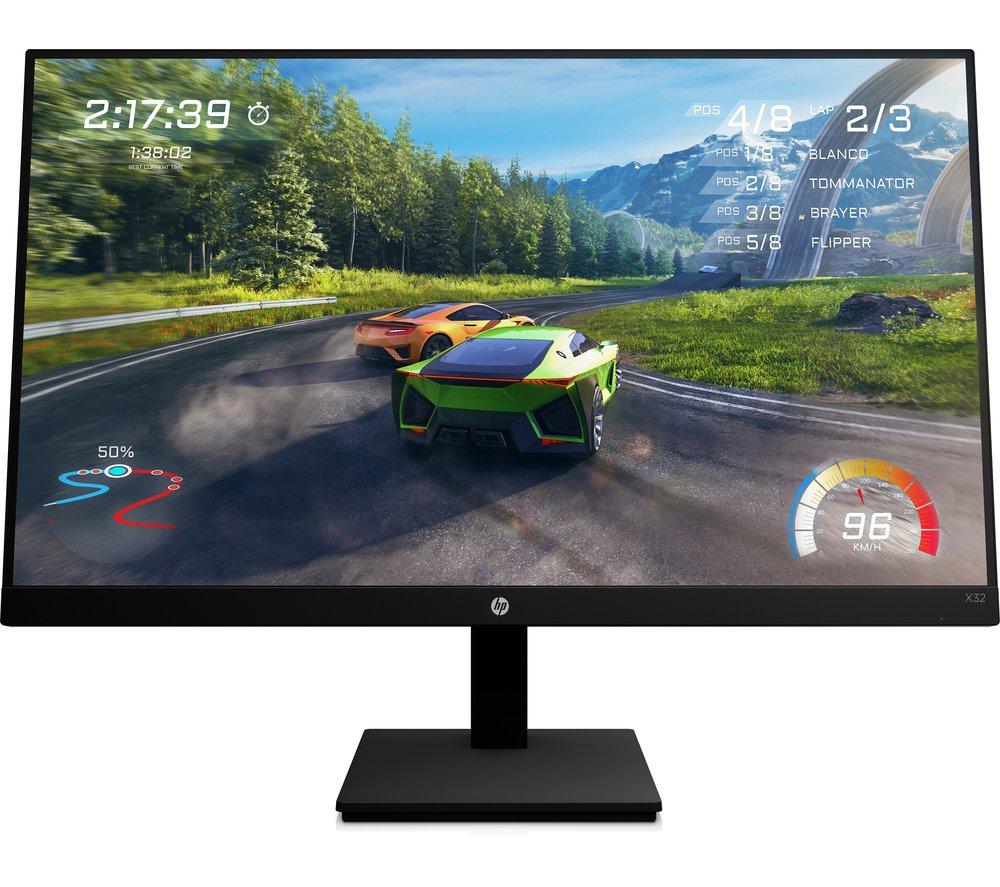 HP X32 Quad HD 31.5inch IPS LCD Gaming Monitor - Black