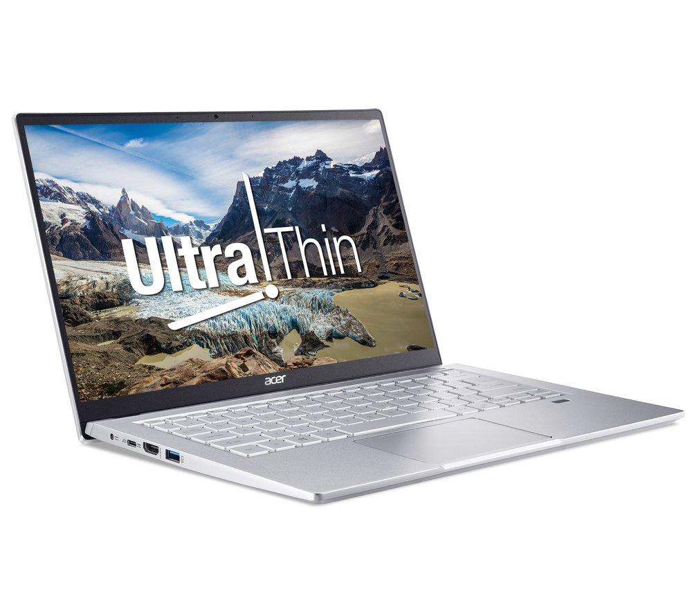 ACER Swift 3 14inch Laptop - AMD Ryzen 3  256 GB SSD  Silver  Silver/Grey