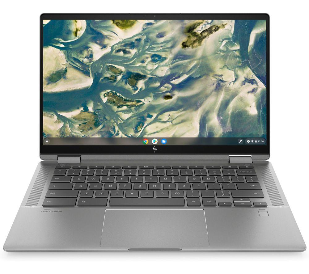 HP x360 14inch 2 in 1 Chromebook - IntelCore i5  256 GB SSD  Silver  Silver/Grey