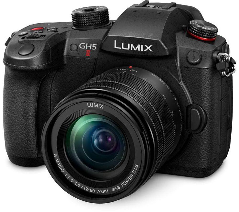 PANASONIC Lumix DC-GH5M2 Mirrorless Camera with 12-60 mm f/3.5-5.6 Lens - Black