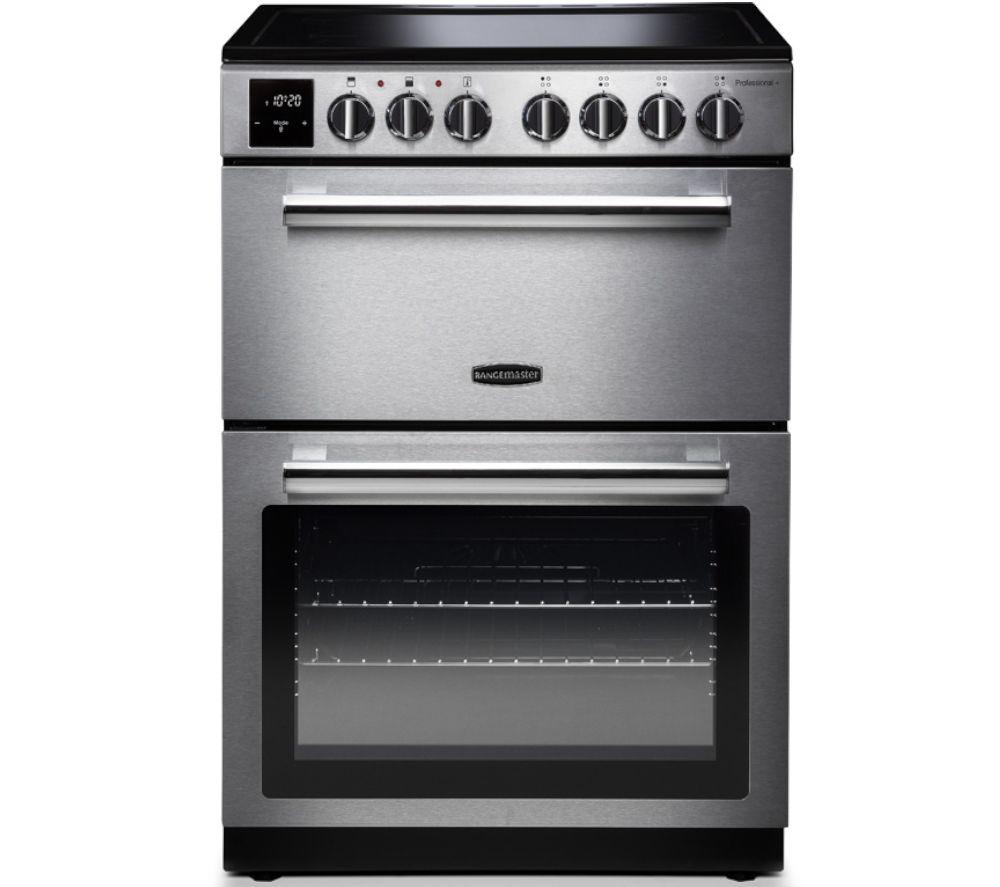 RANGEMASTER Professional PROPL60EiSS/C 60 cm Electric Induction Range Cooker - Stainless Steel & Chrome