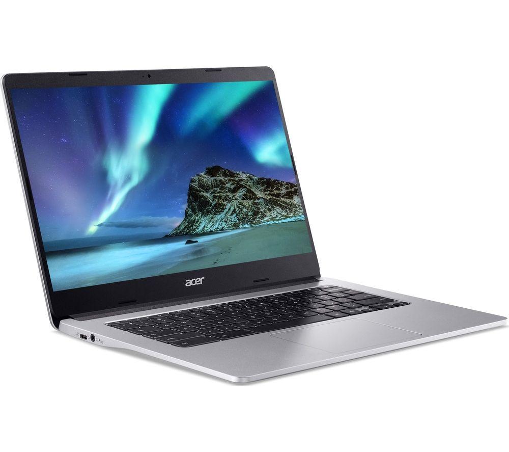 ACER 314 14inch Chromebook - MTK MT8183C  64 GB eMMC  Silver  Silver/Grey